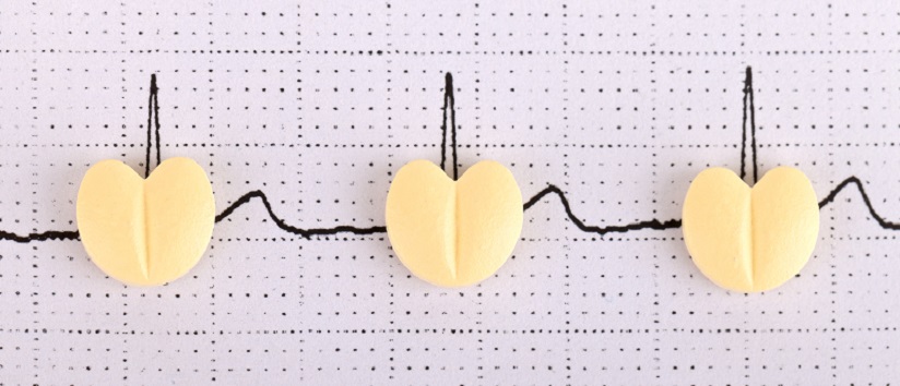 Abstract image of heart rhythm