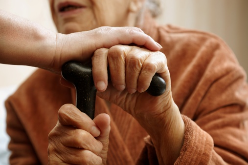 elderly patient with alzheimers