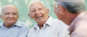older people laughing, healthy ageing