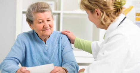 Dementia patient in a screening
