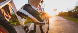 Exercise on a bike