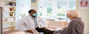 GP appointment, referrals to specialist services