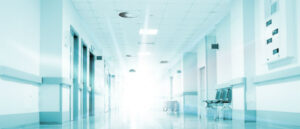 A hospital corridor