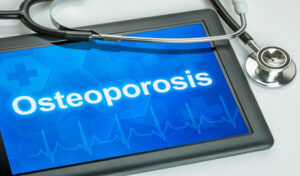 Sign saying osteoporosis