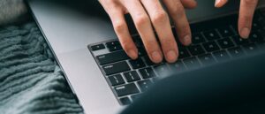 Person using a computer