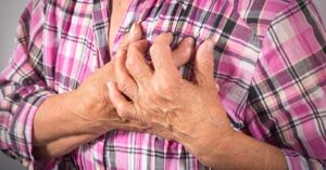 Woman with heart failure