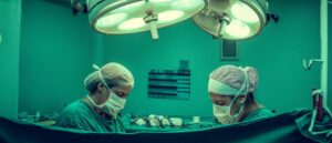 doctors performing surgery