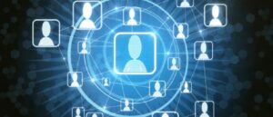 Abstract image of technology and genealogy