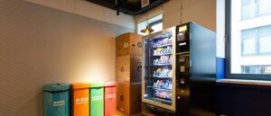 vending machine in hospital, food for junior doctors