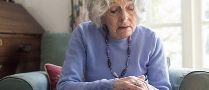 Older woman with Parkinson's disease