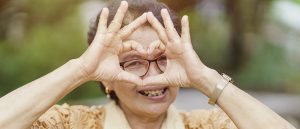 Smiling older woman