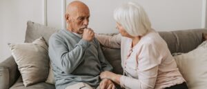 sick older person